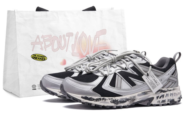New Balance New Balance NB 410 Artificial Leather, Leather Low top Running Shoes Unisex Black Silver