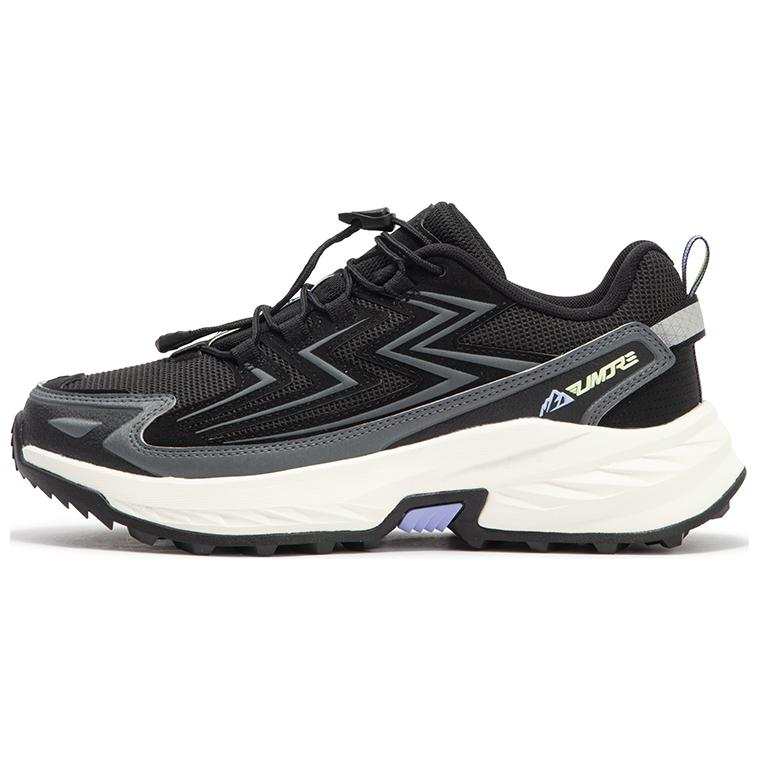 361° Comfortable And Breathable Abrasion Resistant Abrasion Resistant Low top Running Shoes Women's Black Gray