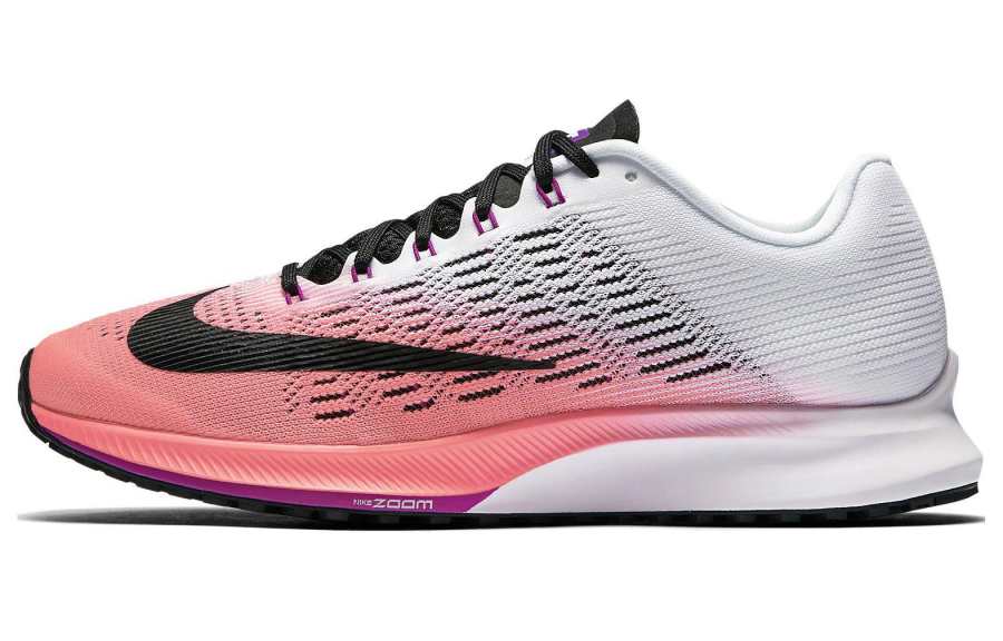 Nike Nike Air Zoom Elite 9 Slip Resistant Cushioning, Wear Resistant Low top Running Shoes Women's White Red