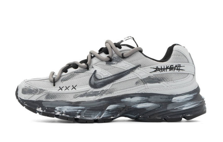 Nike Nike Initiator Textile, Synthetic Leather Cushioning Low top Casual Trail Running Shoes Unisex Gray White