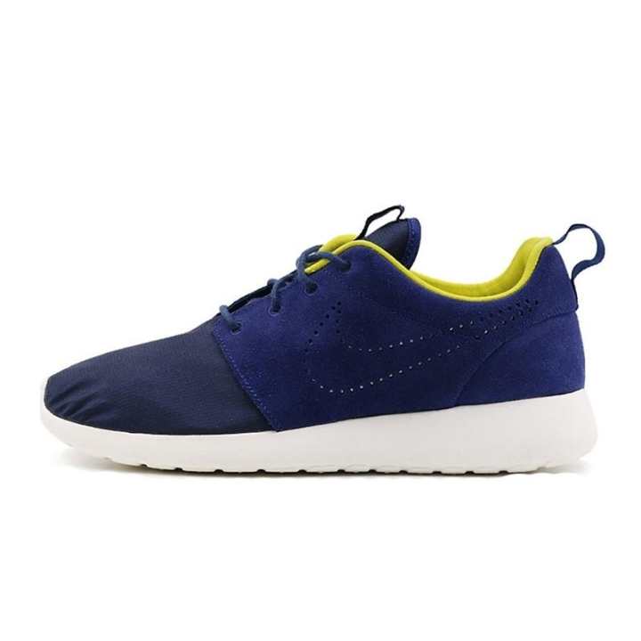 Nike Nike Roshe Run Slip Resistant Abrasion Resistant Slip Resistant Abrasion Resistant Low top Running Shoes Men's Blue