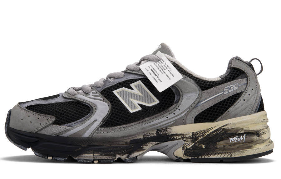 New Balance New Balance NB 530 Abrasion Resistant Abrasion Resistant Low top Running Shoes Unisex Black Gray