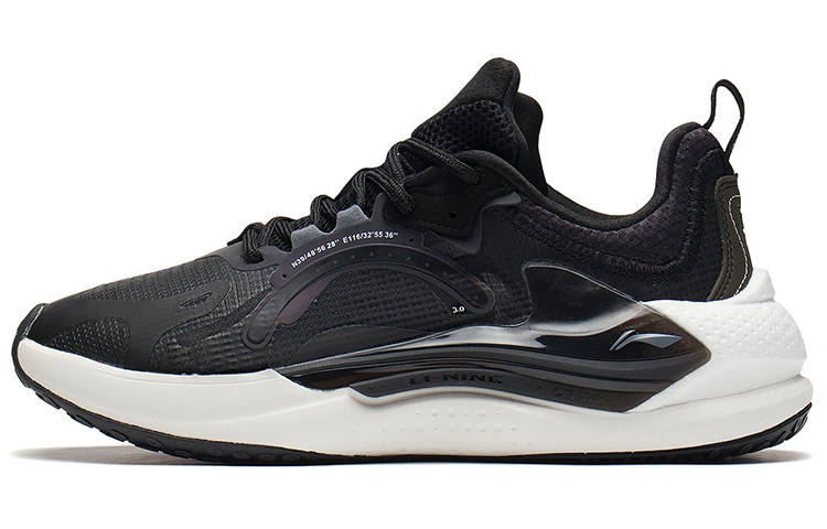 Li-Ning Li Ning Spark Trendy Slip Resistant Abrasion Resistant Low top Sports Casual Shoes Men's Black