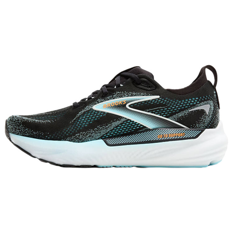 Brooks Glycerin GTS 22 Cushioning Low top Running Shoes Men's Black Blue