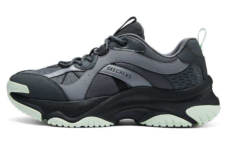Skechers Street Cushioning Breathable Cushioning Breathable Low top Running Shoes Men's Charcoal Gray