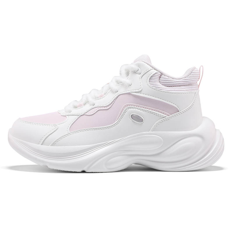 361° Fleece Lined, Comfortable And Versatile Fashion Mid top Casual Running Shoes Women's