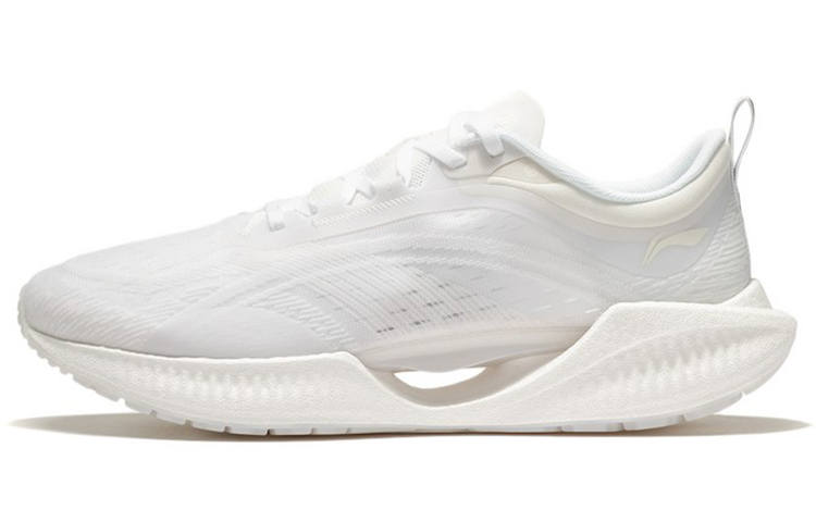 Li-Ning Li Ning Super Light 19 Fabric Cushioning Slip Resistant Abrasion Resistant Breathable Rebound Low top Running Shoes