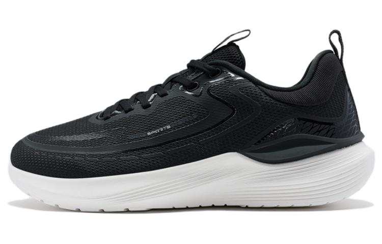 XTEP Slip Resistant Abrasion Resistant Low top Casual Running Shoes Men's Black