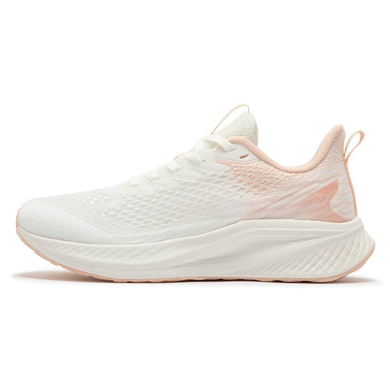 361° Slip Resistant, Abrasion Resistant, Breathable, Lightweight Low top Running Shoes Women's White Pink