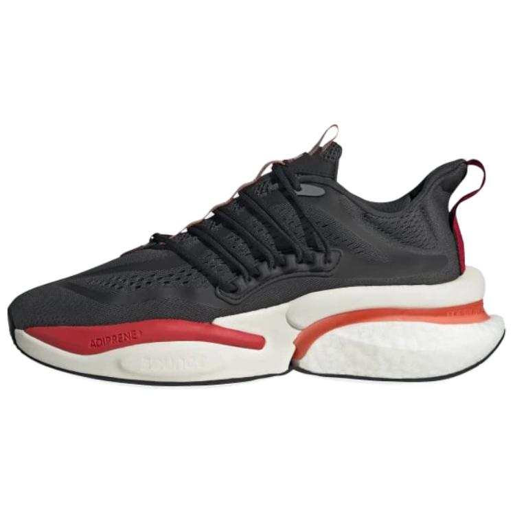Adidas Adidas ALPHABOOST V1 Slip Resistant Abrasion Resistant Low top Running Shoes Men's Black