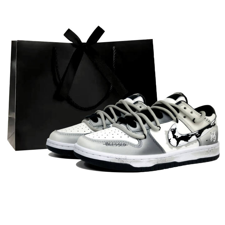 Nike Nike Dunk Horse Shopping Bag Abrasion Resistant Low top Skateboard Shoes Unisex