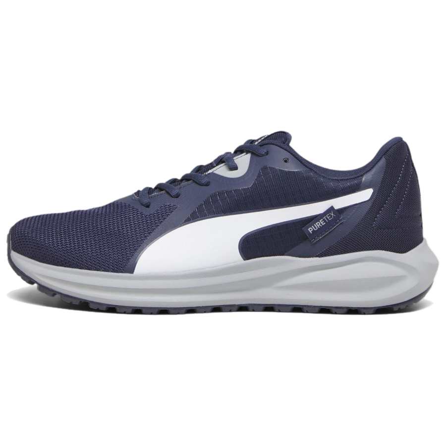 PUMA Twitch Runner Cushioning, Wear Resistant Low top Running Shoes Unisex Dark Blue