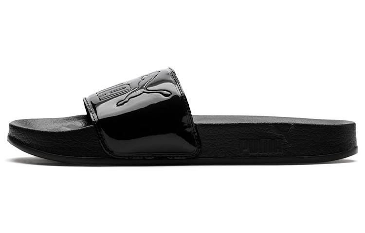 PUMA Leadcat Patent Slide Black Women's