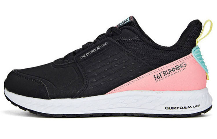 361° Cushioning Low top Running Shoes Women's Black Pink