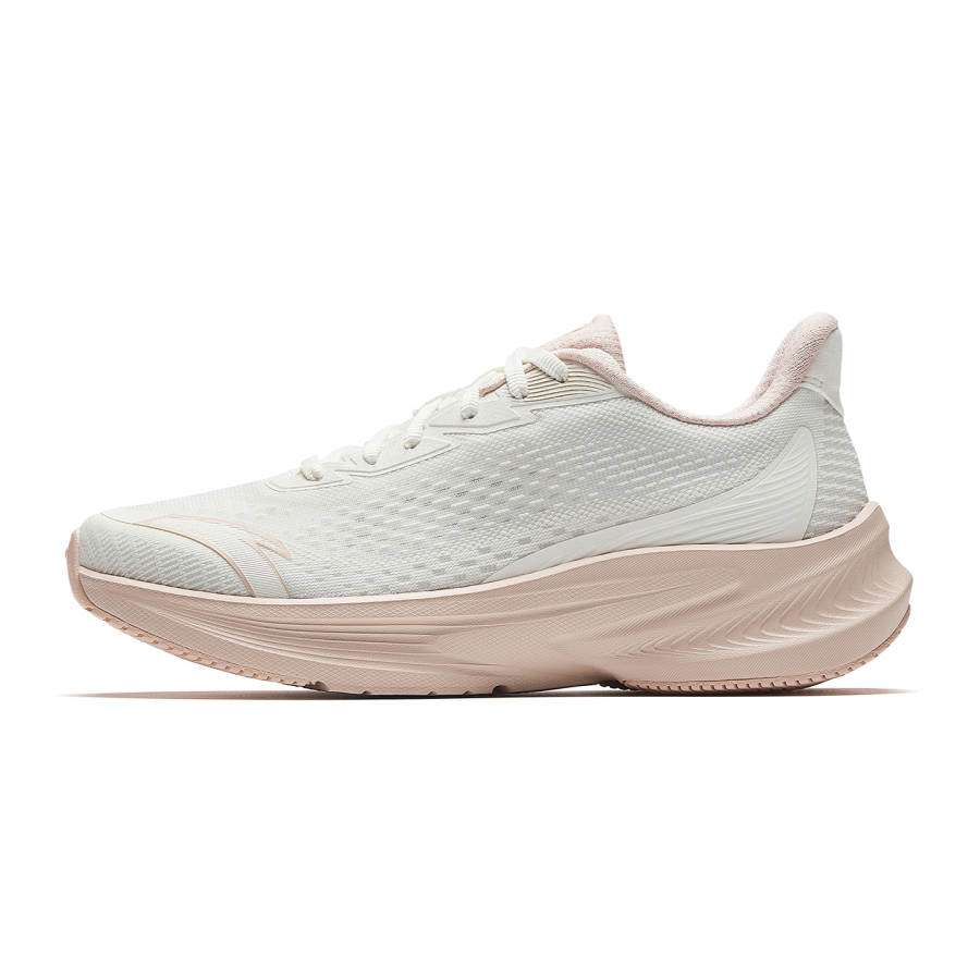 Anta Stinger 7 Low top A SHOCK Technology Training Physical Fitness Test & Exam Racing Running Shoes Women's White Pink