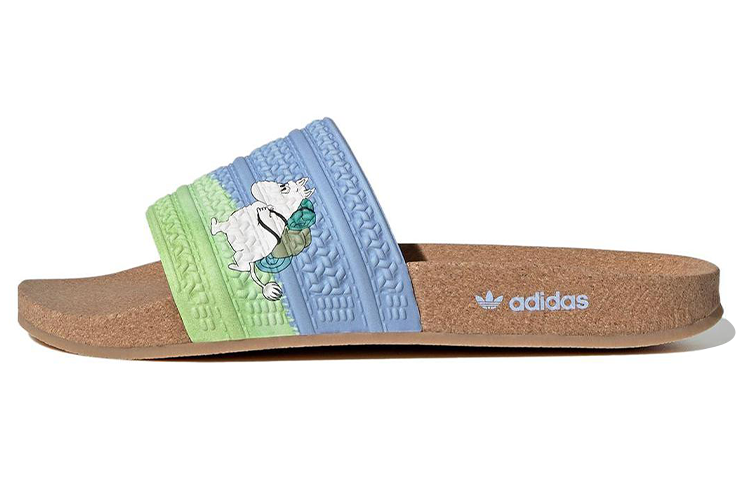 Adidas Originals Adilette Moomin x Adilette Wmns Adidas Originals Cork Slide 'Moomintroll' Women's