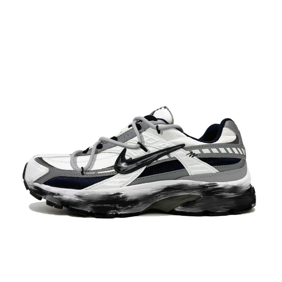 Nike Nike Initiator Cow Split Leather Abrasion Resistant Low top Casual City Commuting Running Shoes Men's Black