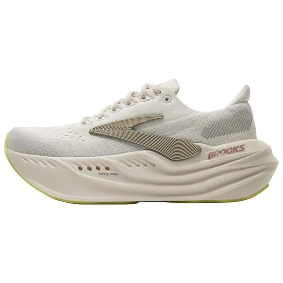 Brooks Glycerin Ma Breathable Support Low top DNA Tuned Marathon Long Distance Running Shoes Women's Beige