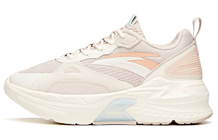 Anta Life Collection MIX Fission Cushioning Slip Resistant Abrasion Resistant Low top Sports Casual Shoes Women's Ecru