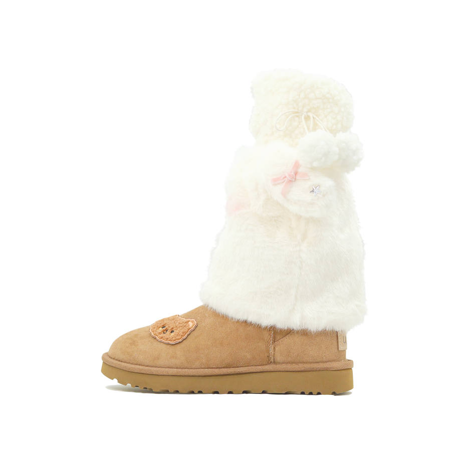 UGG CLASSIC MINI Fluffy Snow Rabbit 1 Sheepskin Thermal Abrasion Resistant