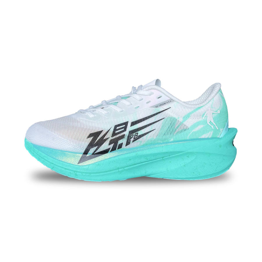QIAODAN Feiying PB4.0 Running Shoes Men's Low Top Mars Green/Jordan White