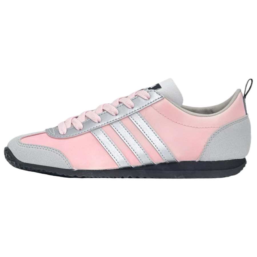 Adidas Adidas VS JOG 2.0 Whisper Comfortable Abrasion Resistant Low top Casual Shoes Unisex Light Pink