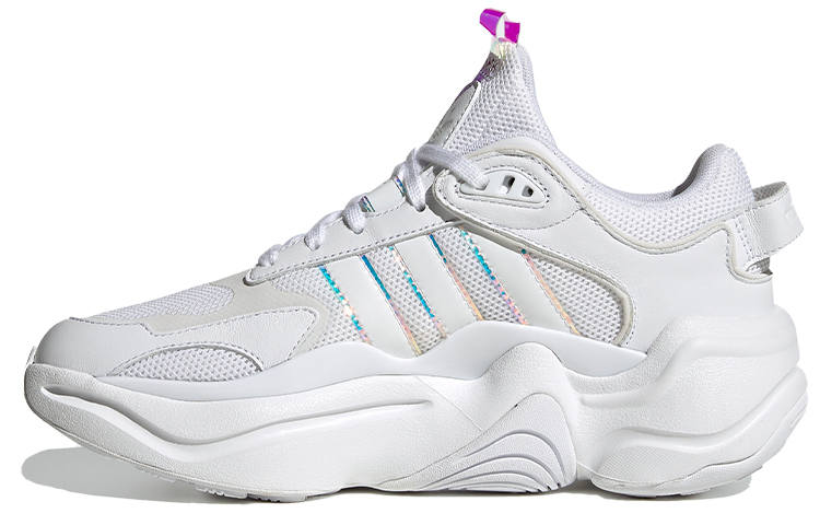 Adidas Originals Magmur Runner Cushioning Low top Marathon Running Shoes Women's White Blue