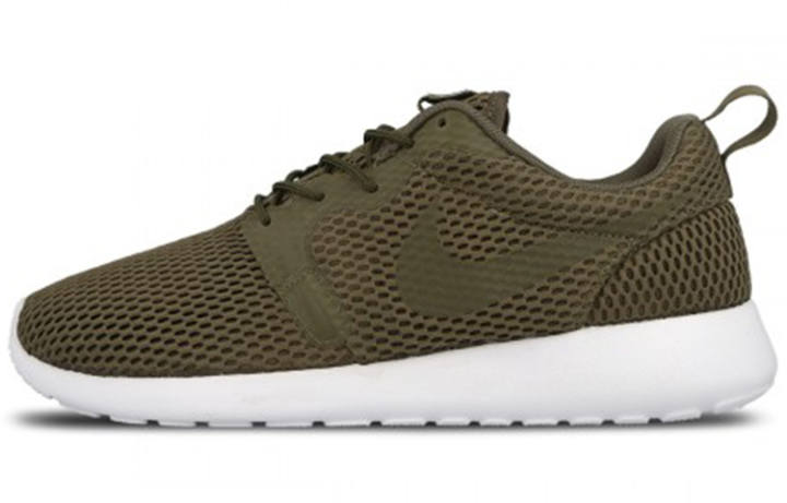 Nike Nike Roshe One Hyperfuse Breath Sports Shoes Green Olive Green