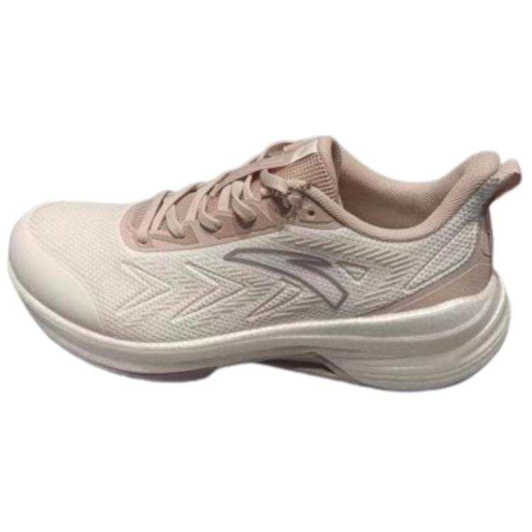 Anta Cushioning Breathable Rebound Low top Sprint Running Shoes Women's White Lotus Gray