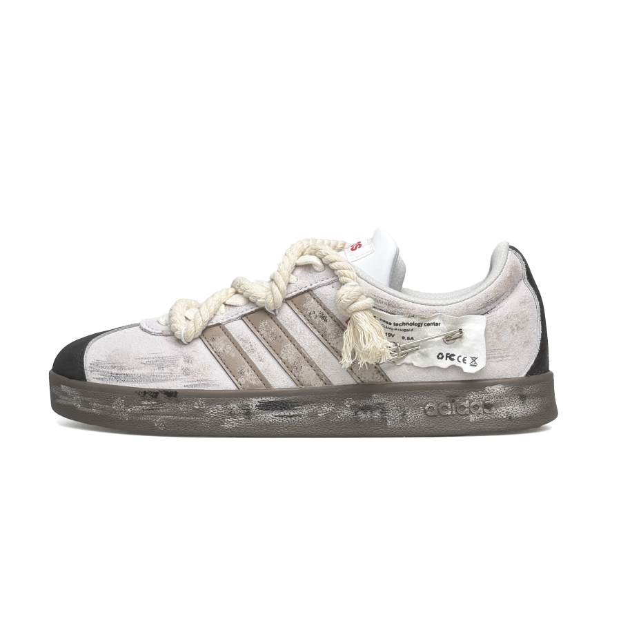 Adidas Adidas VL COURT 2.0 WAO Abrasion Resistant Abrasion Resistant Low top German Army Trainers Unisex Black Gray