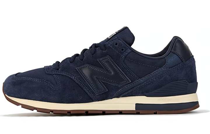 New Balance New Balance NB 996 Comfortable Pu Cushioning Low top Running Shoes Unisex Indigo D Width