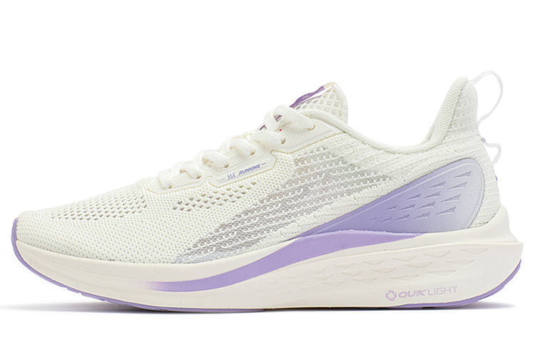 361° Slip Resistant, Abrasion Resistant, Breathable Running Shoes Women's Feather White
