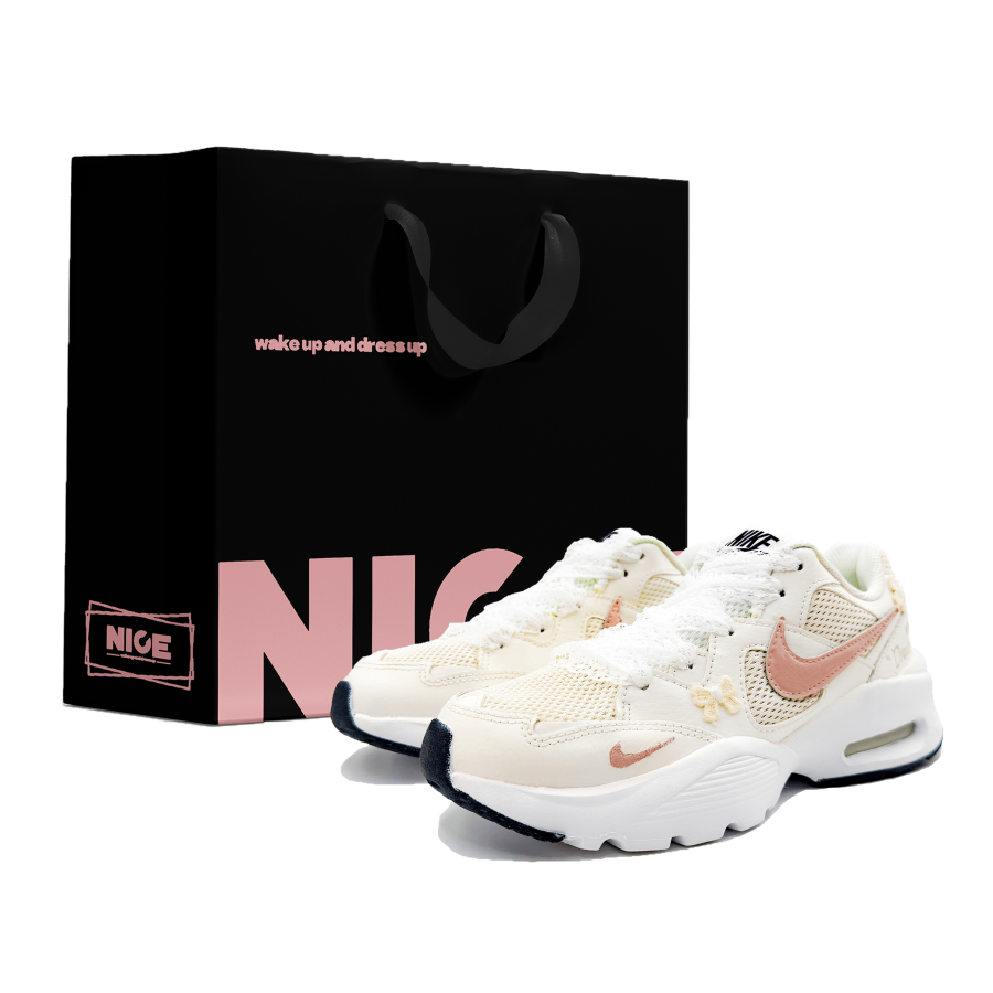 Nike Nike Air Max Fusion Abrasion Resistant Low top Running Shoes Women's Orange