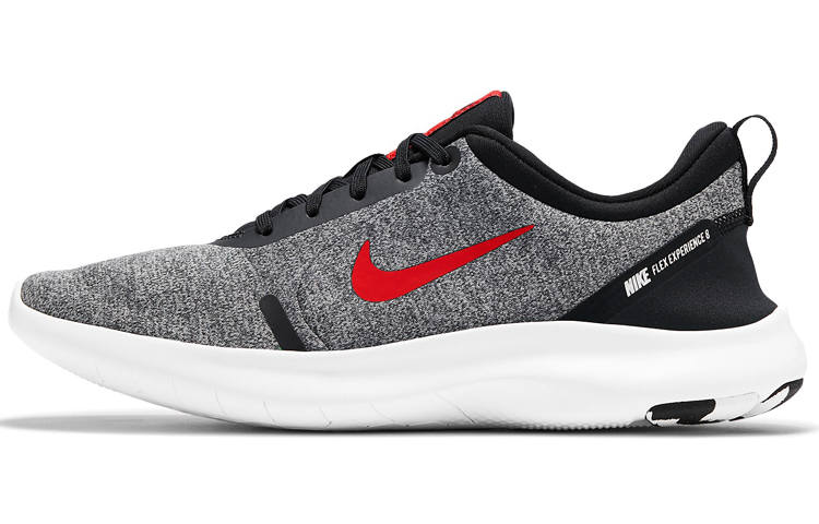 Nike Nike Flex Experience RUN 8 Fabric Slip Resistant Cushioning Low top Casual Running Shoes Men's Gray Black Red