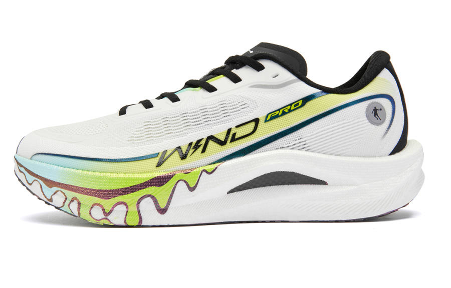 QIAODAN Strong Wind 2.0 PRO Cushioning Slip Resistant Low top Turbo HP Sprint Marathon Training Running Shoes Men's