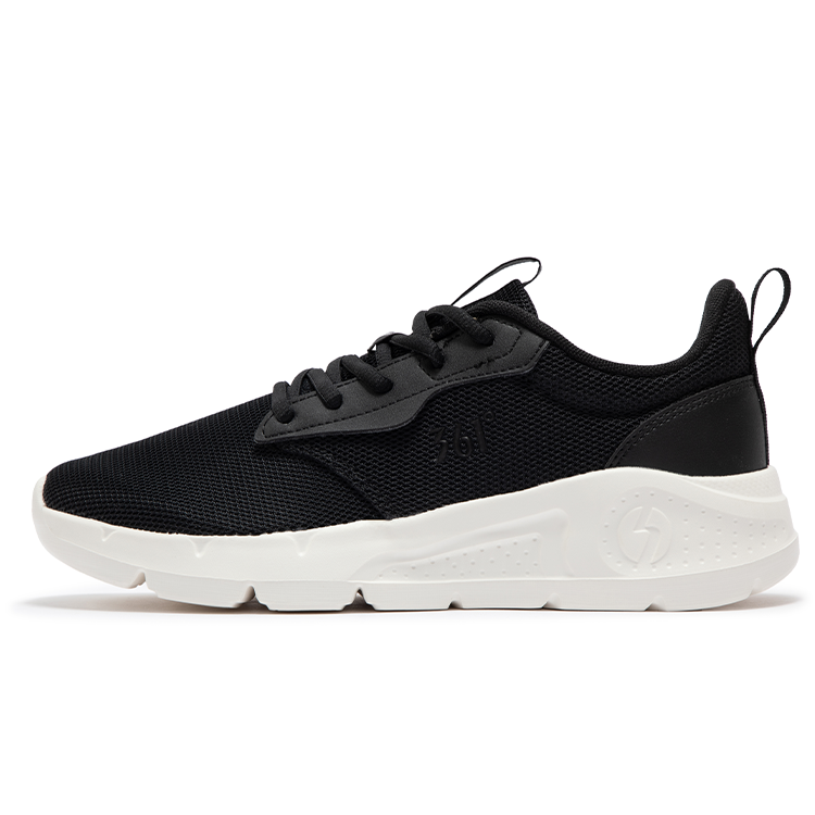 361° Slip Resistant And Breathable Low top Casual Running Shoes Men's Black White