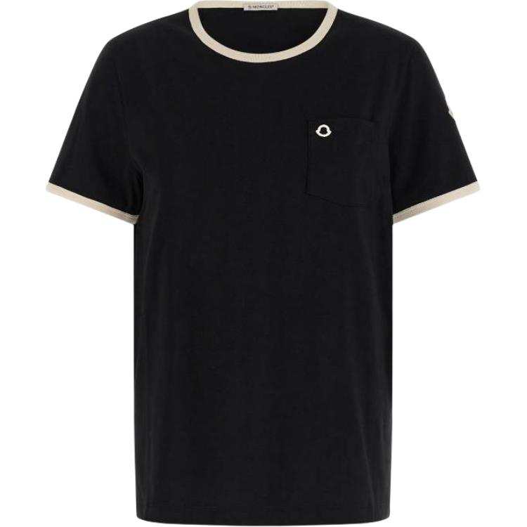 Moncler Logo Embroidery Pocket T Shirt Unisex