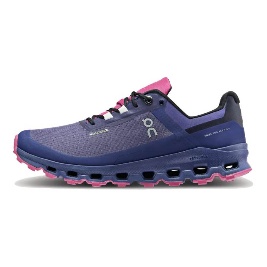 On Cloudvista Comfortable Cushioning Slip Resistant Abrasion Resistant Low top Running Shoes Women's Blue Purple
