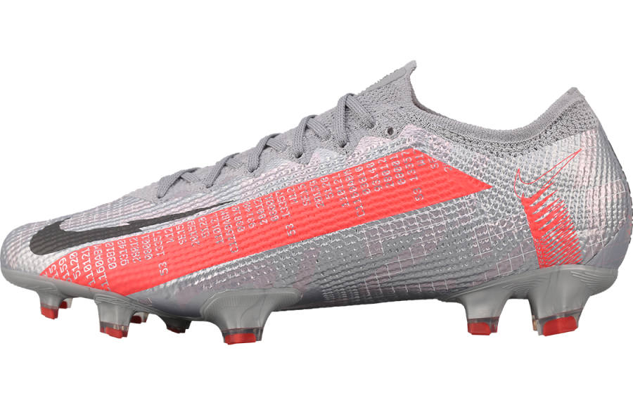 Nike Nike Mercurial Vapor 13 FG Firm Ground Natural Grass Slip Resistant Soccer Shoes Unisex Gray Orange