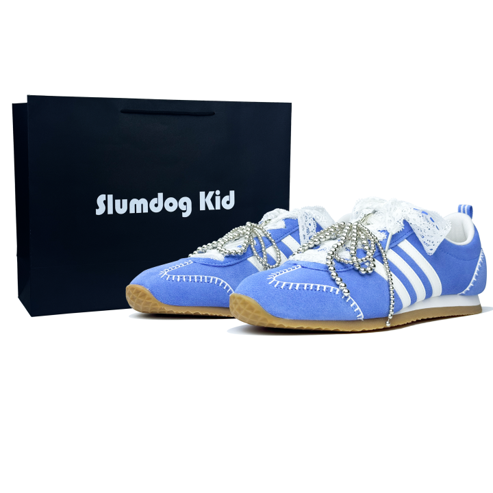 Adidas Adidas VS JOG 2.0 Low top Casual Shoes Unisex Blue Silver