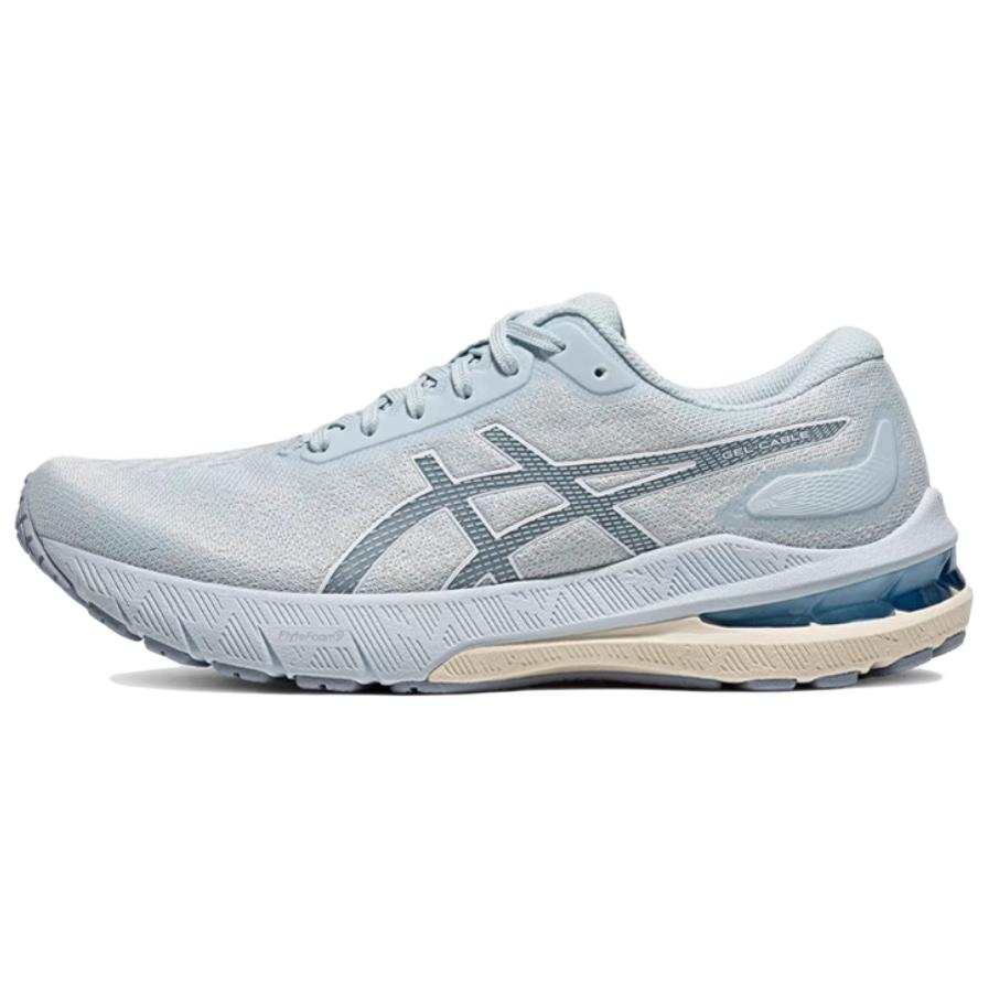 Asics Low top Casual Running Shoes Women's Light Gray Blue