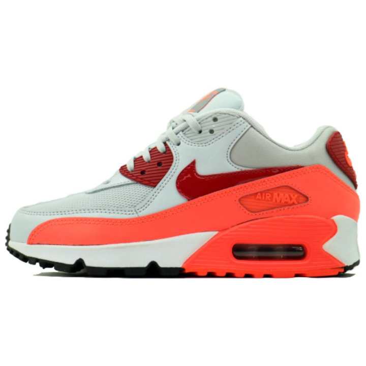 Nike Nike Air Max 90 Essential Pure Platinum Total Crimson Women's