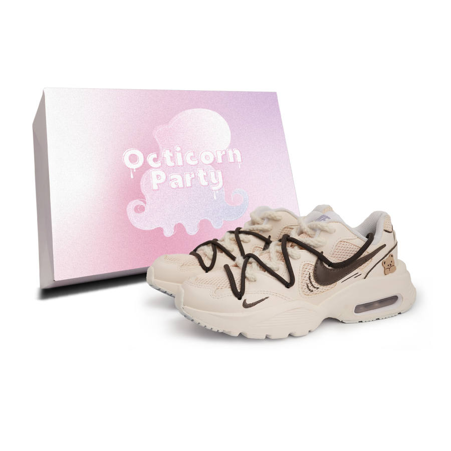 Nike Nike Air Max Fusion Cushioning, Wear Resistant Low top Running Shoes Women's Brown