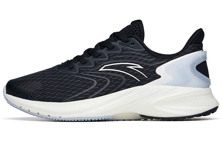 Anta Running Collection Slip Resistant Abrasion Resistant Low top Running Shoes Women's Black Purple