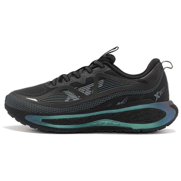 XTEP Slip Resistant Abrasion Resistant Low top Running Shoes Women's Black