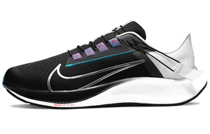Nike Nike Air Zoom Pegasus 38 Flyease Black Metallic Silver Extra Wide