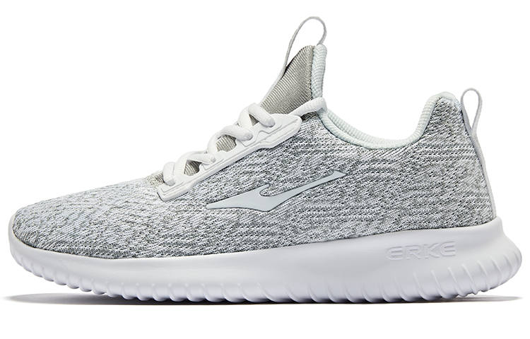Erke Lightweight Abrasion Resistant Lightweight Abrasion Resistant Low top Running Shoes Women's True White