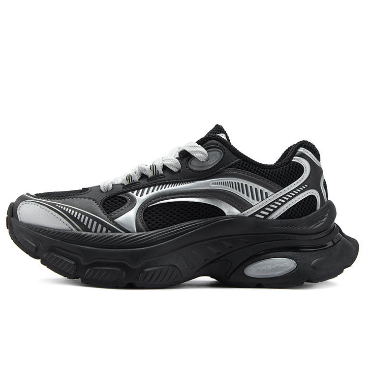 361° Heart Shoes Slip Resistant Abrasion Resistant Low top Casual Shoes Women's Obsidian Black