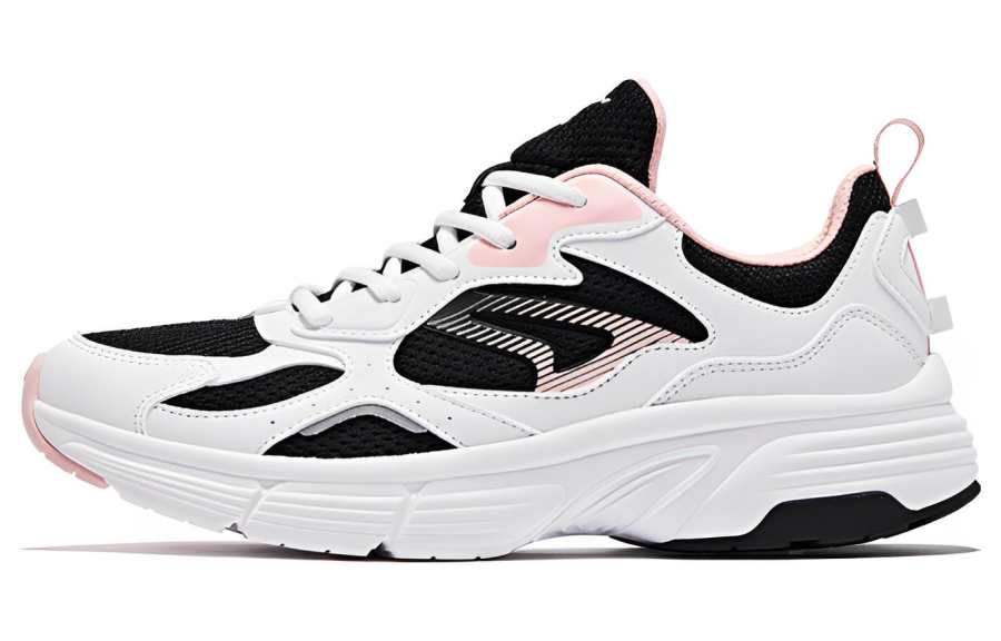 QIAODAN Low top Sprint Running Shoes Women's Black Pink