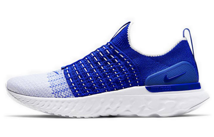 Nike Nike React Phantom Run Flyknit 2 Photo Blue White